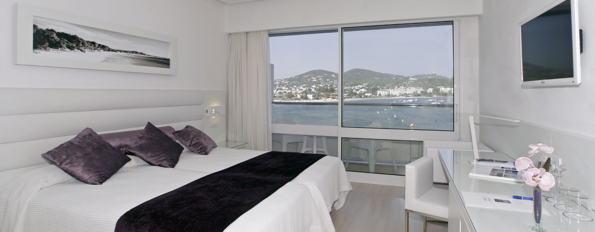Luxushotel am Strand von Talamanca, Ibiza. Hotel Argos Gruppe Sibiza